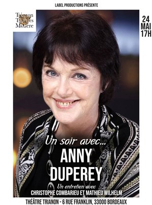 Affiche de Un soir avec Anny Duperey