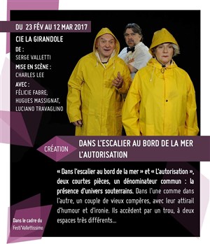 Affiche de Dans l'escalier au bord de la mer & L'autorisation