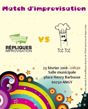 Affiche de Match d'Improvisation Théâtrale