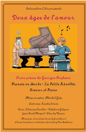 Affiche de Deux âges de l'amour | 3 pièces de Georges Feydeau