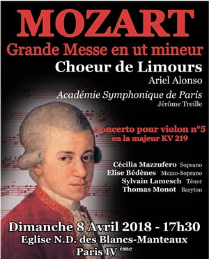 Affiche de Grande Messe en ut mineur de Mozart