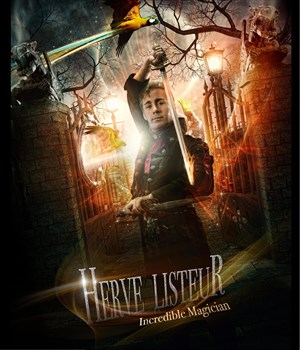 Affiche de Hervé Listeur dans L'incroyable magicien