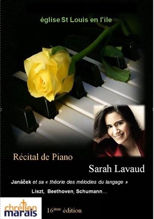 Affiche de Sarah Lavaud - Récital de Piano