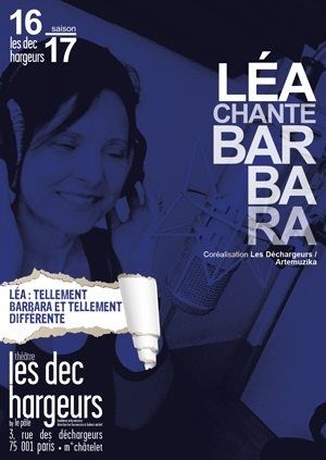 Affiche de Léa chante Barbara | - Nouvel album - Concert exceptionnel