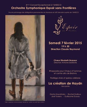 Affiche de La création de Haydn - Espoir sans Frontières