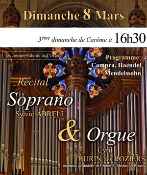 Affiche de Récital Soprano & Orgue