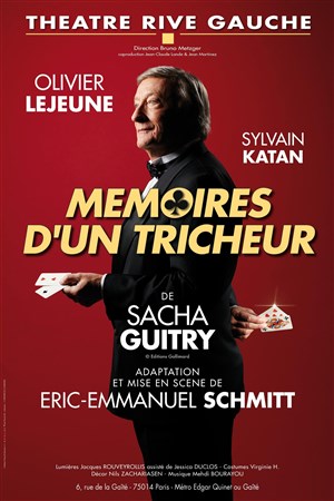 Affiche de Mémoires d'un tricheur | avec Olivier Lejeune