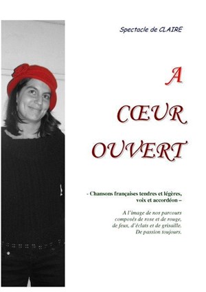 Affiche de Claire - Chansons tendres et drôles, accordéon voix