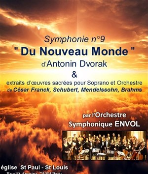 Affiche de Antonin Dvorak : Symphonie "Du Nouveau Monde"