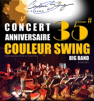 Affiche de Couleur Swing Big Band | Concert 35ème anniversaire