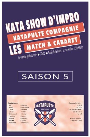 Affiche de Kata Show d'Impro