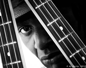 Affiche de Stéphane Manga "Kool Bass" Quartet