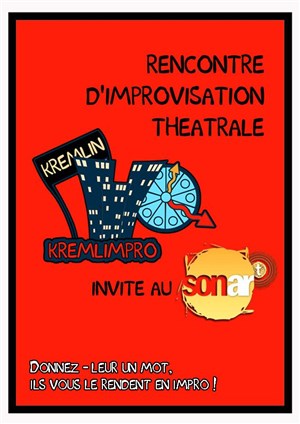 Affiche de Rencontre d'improvisation théâtrale - Kremlimpro