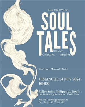 Affiche de Grand Concert Gospel a cappella