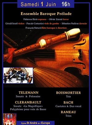 Affiche de Musique Baroque pour Voix & Ensemble