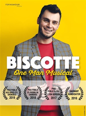 Affiche de Biscotte dans One man musical