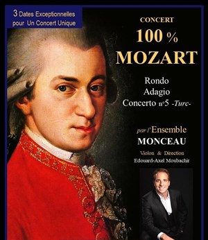 Affiche de Concert 100% Mozart