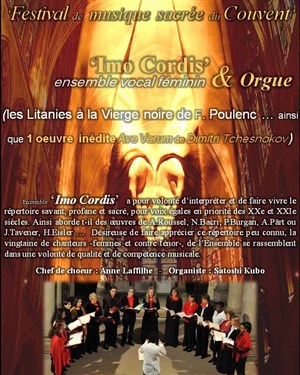 Affiche de Imo cordis - Ensemble vocal féminin et orgue