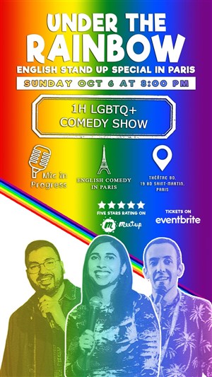 Affiche de LGBT+ Stand-Up Comedy Show in English