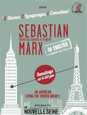 Affiche de Sebastian Marx dans A New Yorker in Paris | Version anglaise