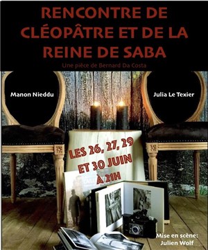 Affiche de Rencontre de Cleopatre et de la Reine de Saba