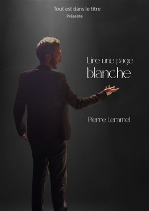 Affiche de Lire une page blanche