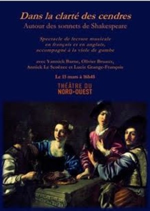 Affiche de Printemps des poètes : Dans la clarté des cendres, lecture musicale | par Annick Le Scoezec-Masson