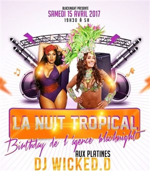 Affiche de Soirée La nuit tropicale