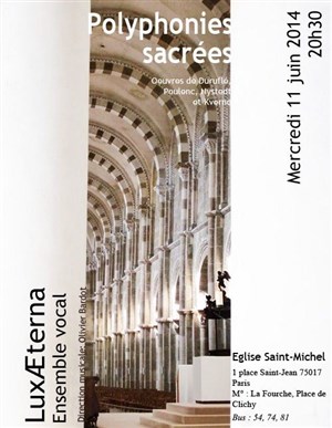 Affiche de Polyphonies sacrées