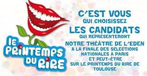 Affiche de 1ère cession des Duels pour rire | Sélections du Printemps du rire de Toulouse