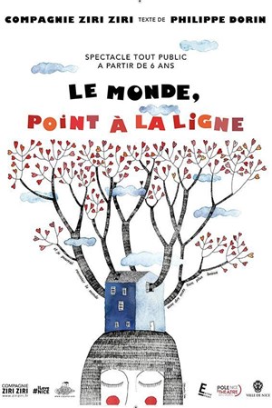 Affiche de Le Monde Point à la ligne