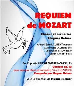 Affiche de Requiem de Mozart - Cantate op.23 | par Hugues Reiner