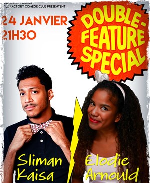 Affiche de Double feature spécial : Elodie Arnould et Sliman Kaïsa