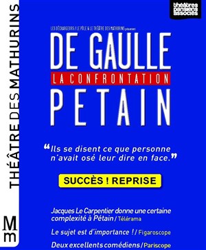 Affiche de De Gaulle-Pétain, la confrontation