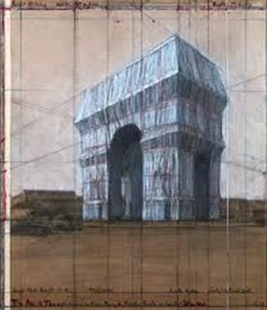 Affiche de Visite guidée : Exposition Christo et Jeanne-Claude. Paris ! | par Michel Lhéritier