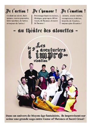 Affiche de Les aventuriers de l'improvisation