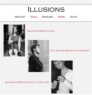 Affiche de Trio contre-tenor, flûtes et guitare | Illusions
