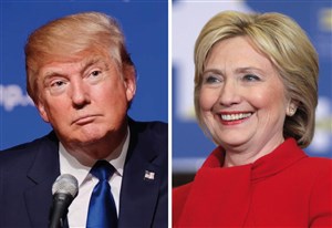 Affiche de Clinton vs Trump | Watch the last Presidential Debate