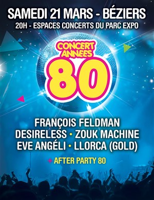 Affiche de Concert années 80