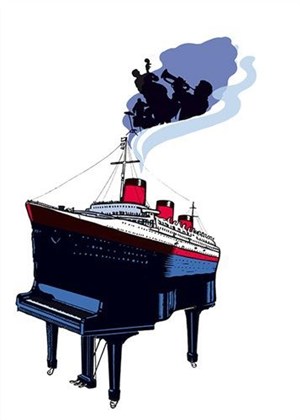 Affiche de André Dussollier dans Novecento
