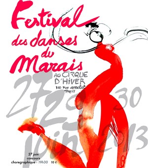 Affiche de Finale du Concours chorégraphique international de Paris 2013, Contemporain versus Urbain