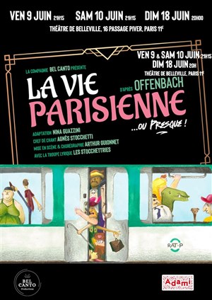 Affiche de La vie parisienne...ou presque