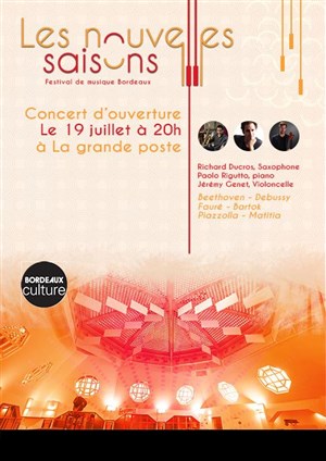 Affiche de Les nouvelles saisons - Concert d'ouverture