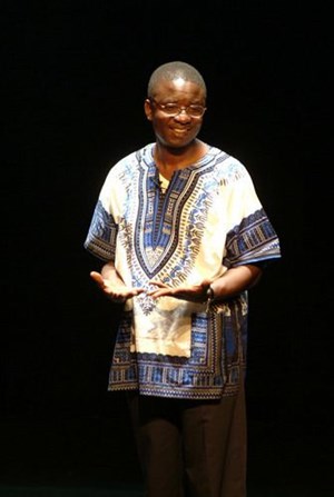 Affiche de Pie Tshibanda dans Un fou noir au pays des blancs