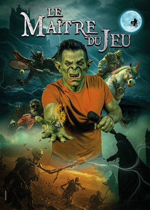 Affiche de Jean-Baptiste Mazoyer dans Le Maître du jeu | Version horreur