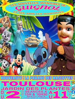 Affiche de Guignol et la parade des mascottes à Toulouse