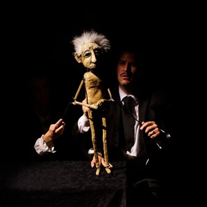 Affiche de La mort grandiose des marionnettes, Cie The Old Trout Puppet Workshop