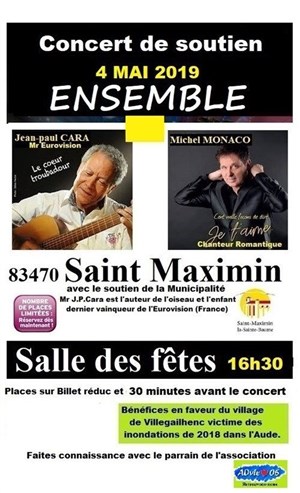 Affiche de Concert solidarité Ensemble