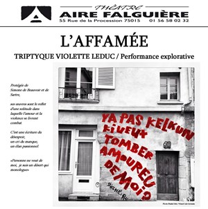 Affiche de L'Affamée