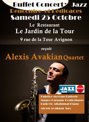 Affiche de Buffet-Concert : Alexis Avakian Quartet
